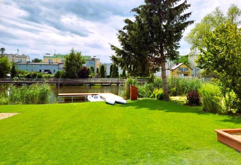 4Jeziora - Prywatny Dostep Do Rzeki, Pomost, Ogrodem, Wiata Grillowa, Rowerek Wodny, Kajaki I Sup W Cenie, Parking, Psiaki Dozwolone Iława Εξωτερικό φωτογραφία